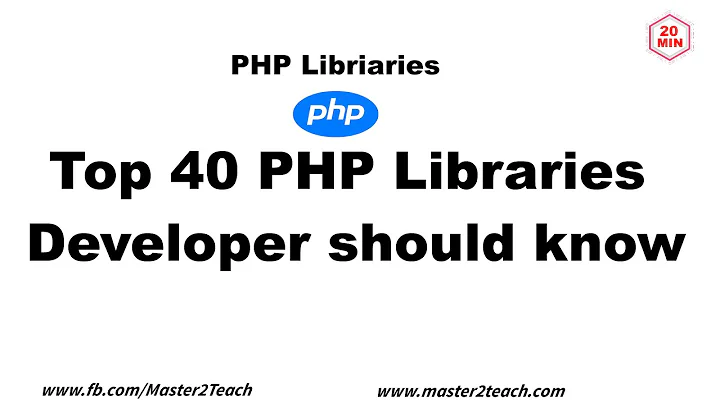 Top Best 40 PHP Libraries - Developer Should Know 2020