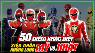 ABARANGER: 50 Điểm Khác Biệt Siêu Nhân Khủng Long Mỹ & Nhật - Top Sự Thật | meXINE