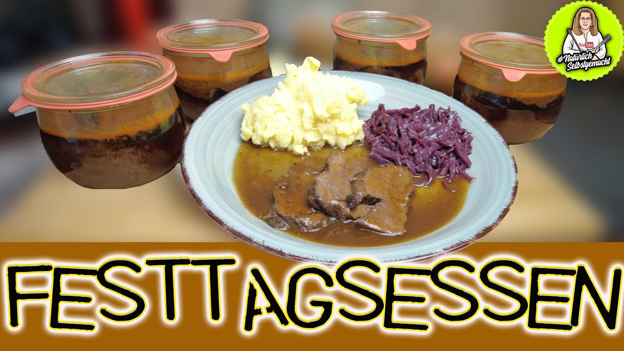 Rinderbäckchen kochen und einkochen für stressfreie Feiertage🎄