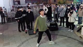 MYEONGJIN. HONGDAE STREET BEAUTIFUL ENERGETIC BUSKING. 20201108.