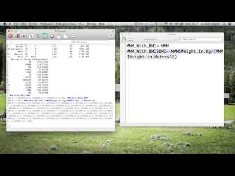 3.5 Creating new variables in R