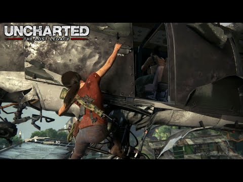 HELICOPTER FIGHT SCENE - UNCHARTED: THE LOST LEGACY CHAPTER 8