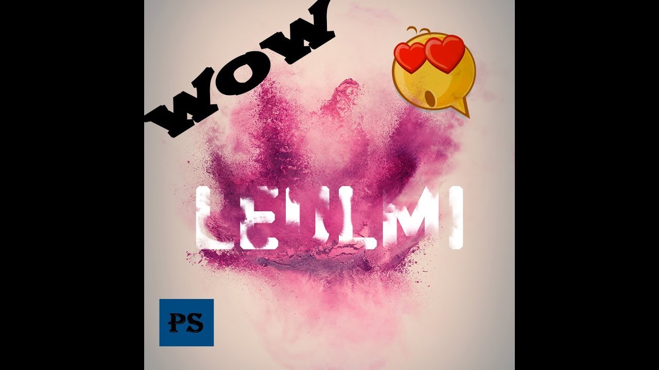 Powder Text Effect PHOTOSHOP TUTORIAL : WONDERFUL PHOTOSHOP MANIPUATION POWDER TEXT EFFECT ...