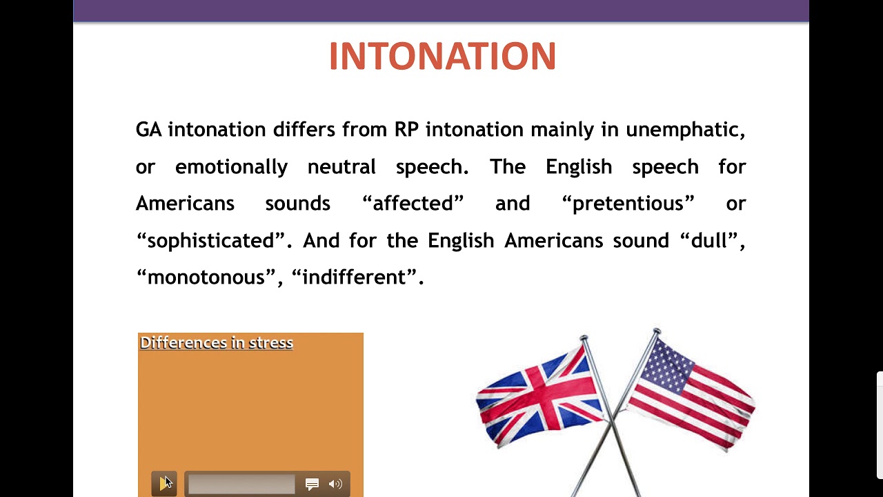 presentation british pronunciation