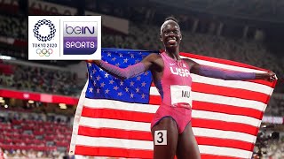 Mu ends USA's half-century GOLD drought at 19 😱 | Women's 800m Final | Tokyo 2020 Olympic Games