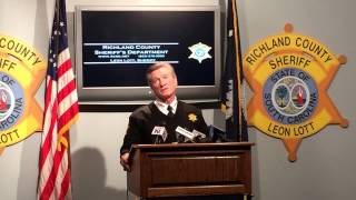 Sheriff Leon Lott speaks about sex ring involving a Richland county Reserve Deputy and a father and son.