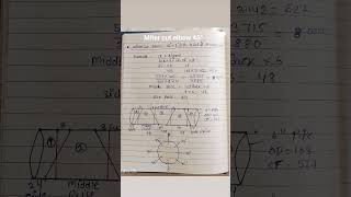 How To Make Miter Elbow 45 Pipe Fitter Fabricator shorts fabric pipelining