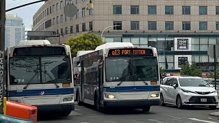 MTA NYCT: 2009 Orion VII NG #4534 on the Q13 to Fort Totten aprchng 39 Av/Lippman Plaza