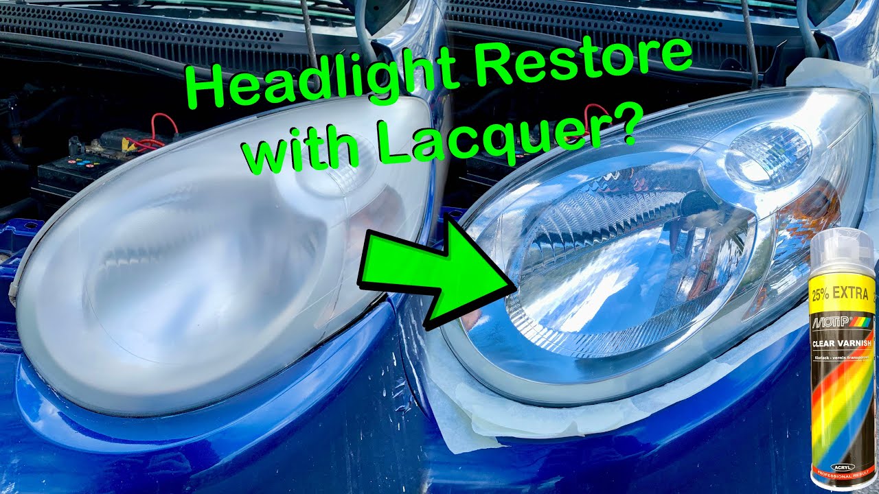 Headlight Restoration DIY, Clear Coat on Headlamps? (CityBug/C1/Aygo