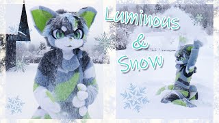 Luminous Playing in the Snow!