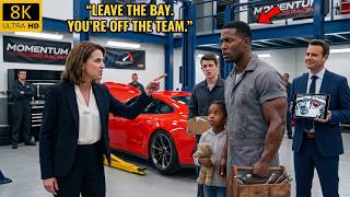 The CEO Fired a Black Single Dad for Fixing the Engine   Not Knowing He Built Every Race Car There