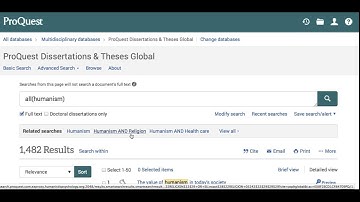 Searching for dissertations in the Saybrook Library