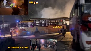 Panger Le Variyako Chaldai Garyako Busma Aagi Kakarvitta To Paxim Nepalgunj Night Bus