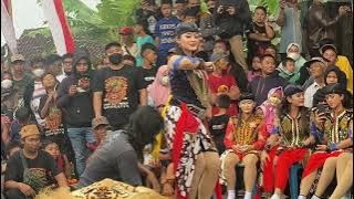 Lucu Abis Mbak Aya Chikamatsu Jathil Goyang ke Pembarong Reog di Lembeyan Kulon Magetan