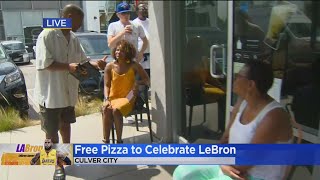 LeBron James Fans Line Up For Possible Culver City Appearance