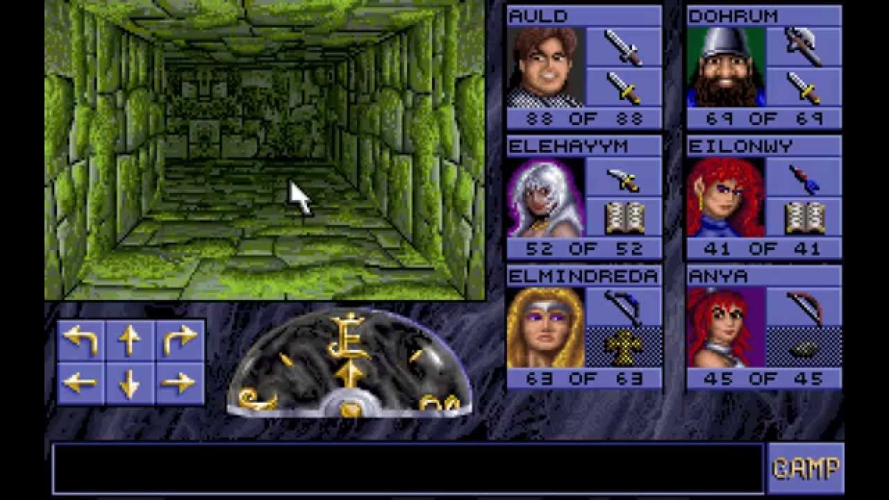 Let's Play "Eye of the Beholder" Part 14 Party Rearranged YouTube