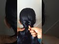 Quick & easy Fish tail braid