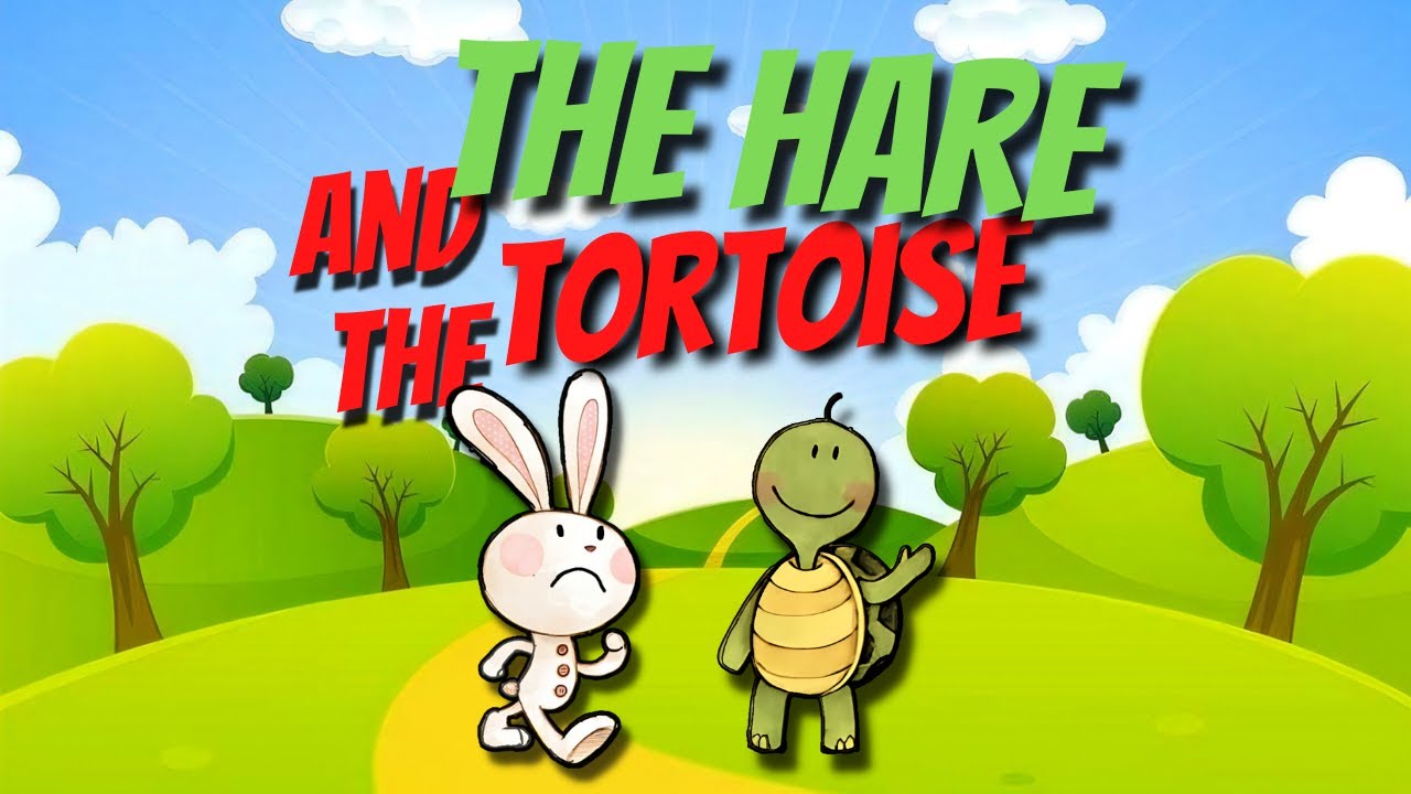 The hare and the tortoise Story in English | Moral stories for Kids ...