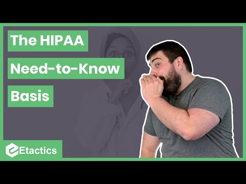 Vídeo: Per què és important la hipaa?