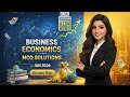 ✅ CA Foundation Business Economics 2026 MCQ Solutions | Exam Answer Key & Analysis