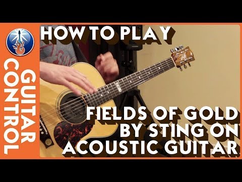 How to Play Fields of Gold by Sting on Acoustic Guitar