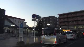 [drive japan]JR高崎線 埼玉県 北本市 北本駅前の街並み (JR Takasaki Line Saitama Pref Kitamoto Station)