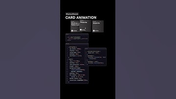 CSS card animation #css #animation #webdesign #frontenddeveloper