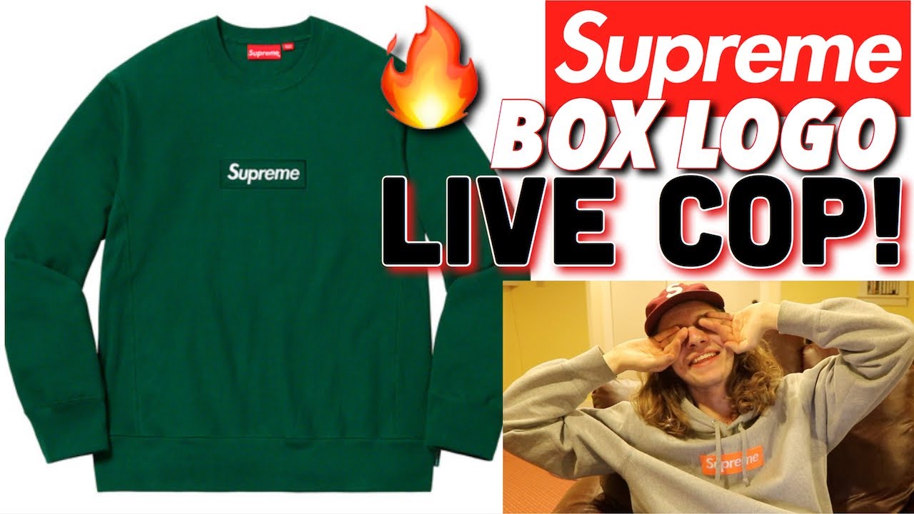 BOX LOGO SHAWTY? Supreme F/W '18 Week 16 Live Cop!