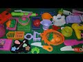 Satisfying with unboxing #colr full miniature barbie kitty kitchen set video #asmr 