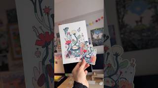 Test printing ! #art #illustration #gouache