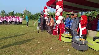 SMPN SATU ATAP 01 TENJO Pengibaran Bendera di HUT RI Ke 77 Desa Ciomas Tenjo