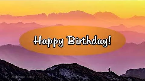 50th Birthday Message - Happy Birthday