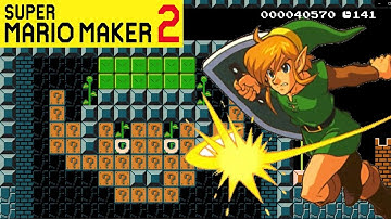 Super Mario Maker 2: The Legend of Zelda: Dungeon 1-6 Showcase