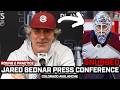 Jared Bednar on Scott Wedgewood Vezina SNUB, Josh Manson Injury, Martin Necas &amp; More Before Round 2