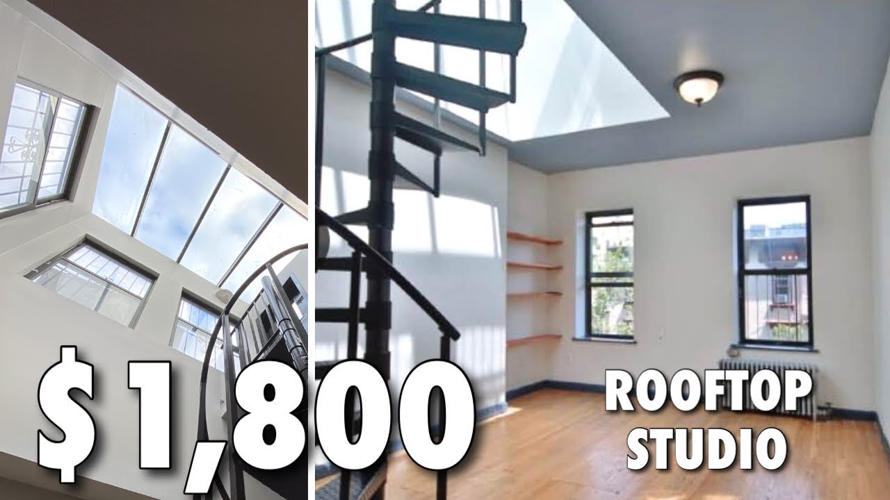 $1,800 NYC Penthouse | Under $2,000 NYC Apartment Tour - YouTube