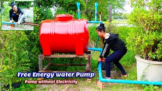 Free Energy water pump for plaint farm | Pump without electricity