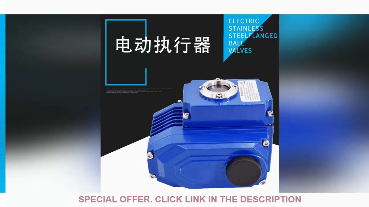 ☘️ US $104.00 YUNLINLI 220V Electric Stainless Steelflanged Ball Valves Aluminum Shell Electric