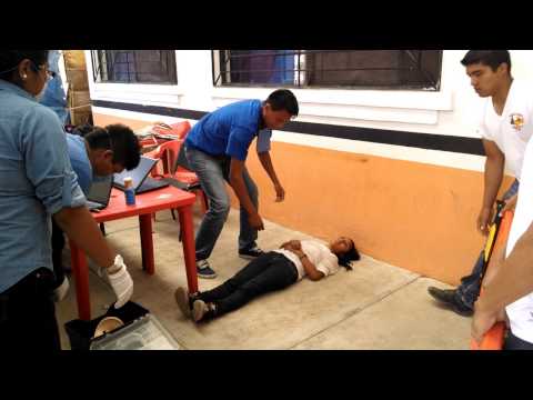 simulacro brigada de primeros auxilios Itq El marqués