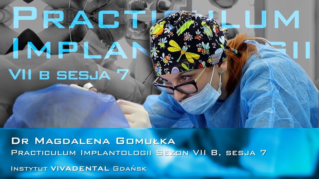 Dr Magdalena Gomułka na Practiculum Implantologii
