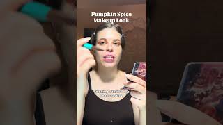 Pumpkin Spice Makeup Tutorial.  #pumpkin #pumpkinspiceeverything #fallmakeup #shorts