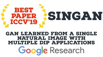 SinGAN: Learning a Generative Model from a Single Natural Image