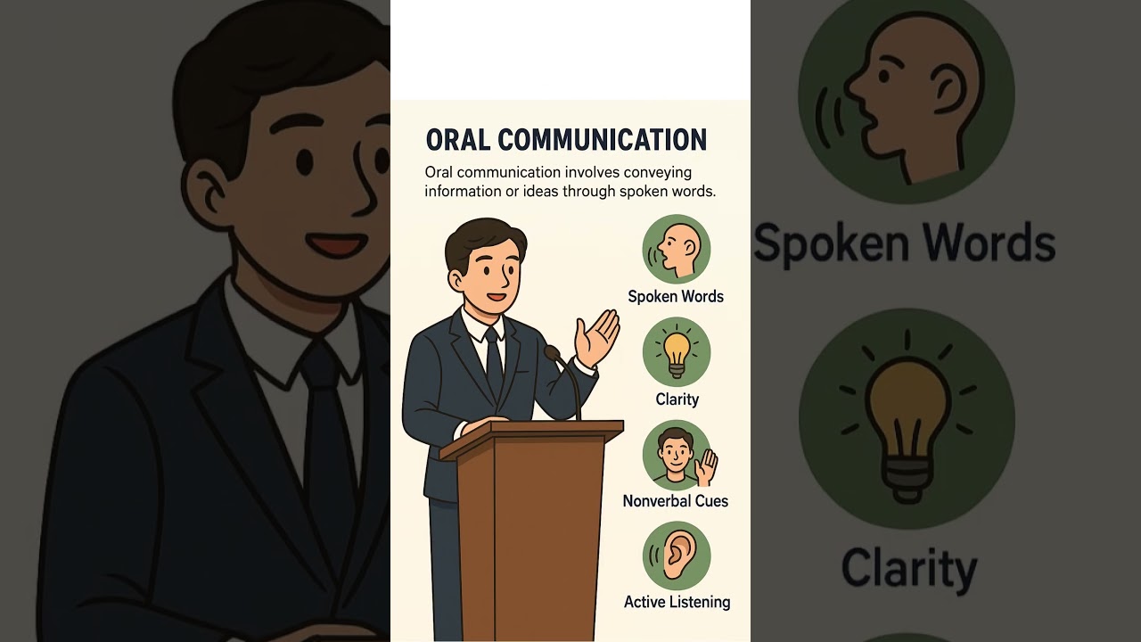 Oral Communication: meaning, definition, features, key principles of effective oral Communication.