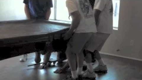 Moving the pool table