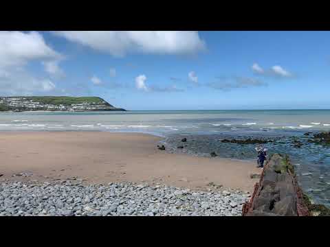 Walking to new quay Wales