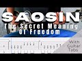 Saosin The Secret Meaning Of Freedom Cover Guitar Tabs On Screen mp3