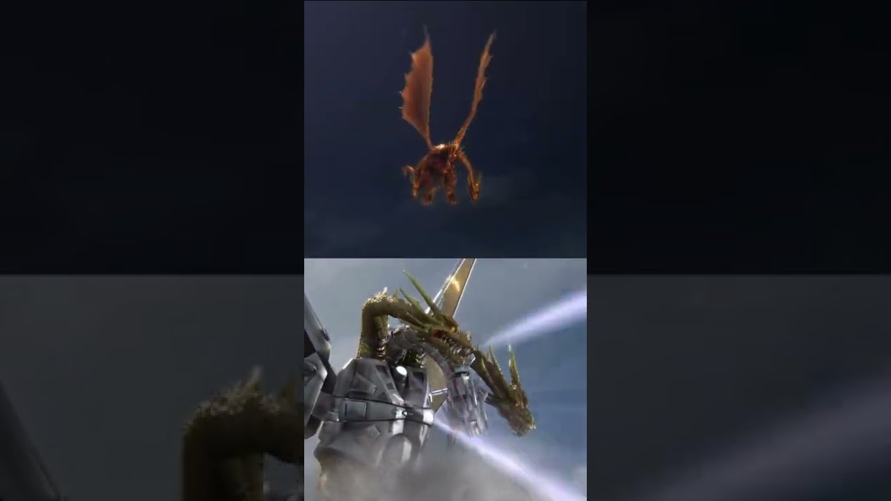 MECHA KING GHIDORAH vs KING GHIDORAH Godzilla The Game - God