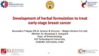 Development of Herbal Formulation to Treat Early Stage Breast Cancer