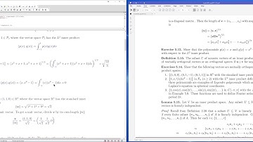 Lecture 15 Projections, Gram Schmidt process, orthogonal matrices