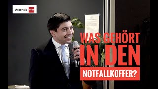 Was Gehört In Einen Notfallkoffer?