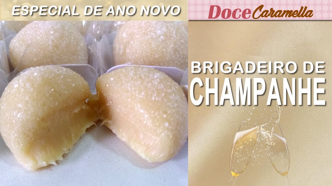 Receita de Brigadeiro de Champanhe | Especial de Ano Novo